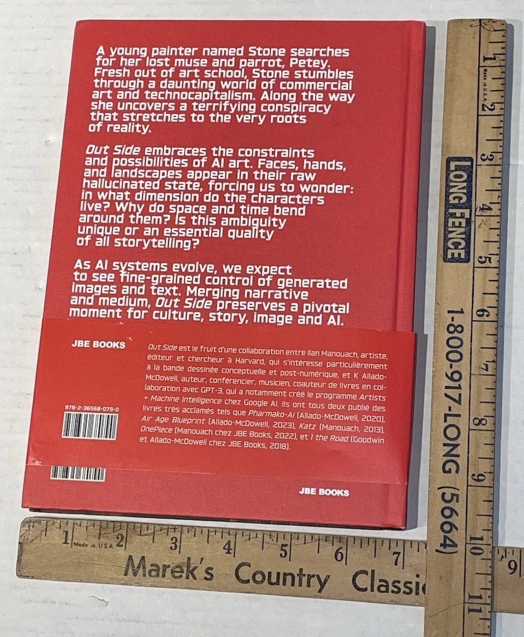 OutSide: Between Art and Hallucination by K Allado-McDowell 2023 HC Excellent