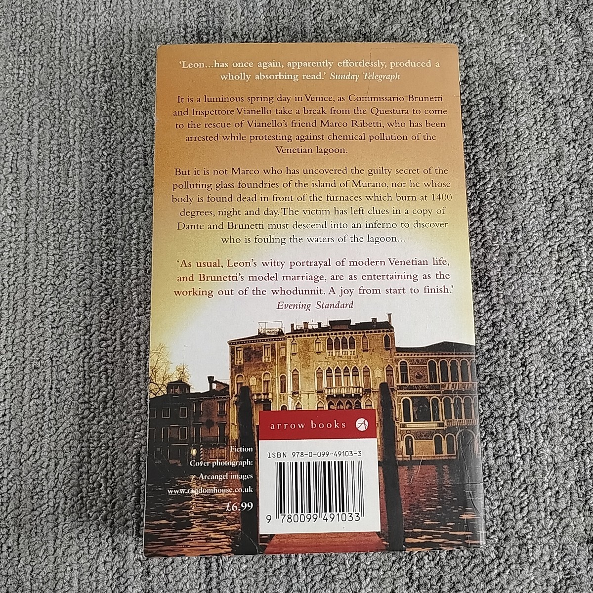 Donna Leon Commissario Brunetti Mystery Series 9 Paperback Book Lot Death Darkly