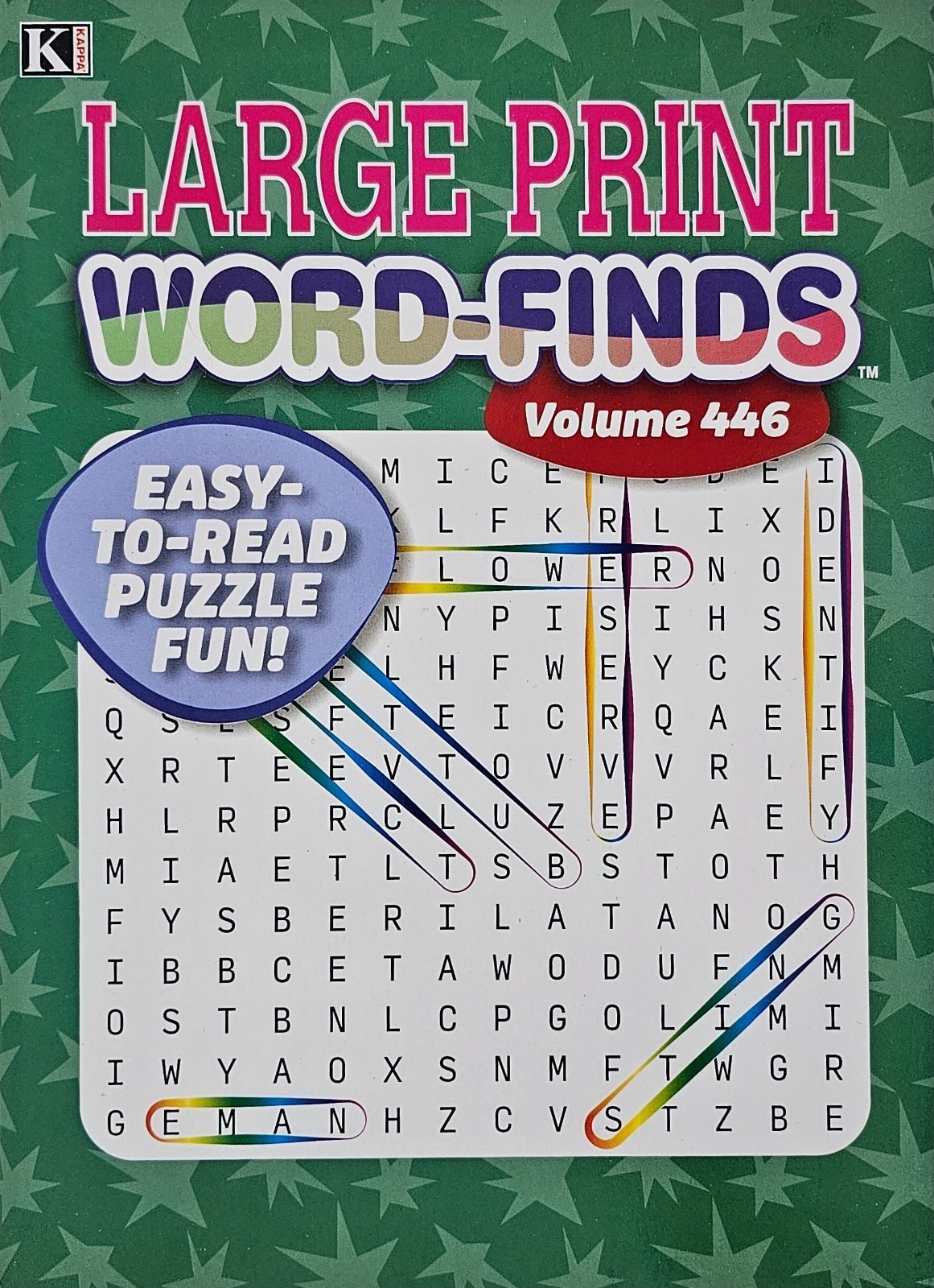 5 New Large Print Word-Finds Puzzle Books Kappa Games Vol #446-478 ~ Search,Hunt