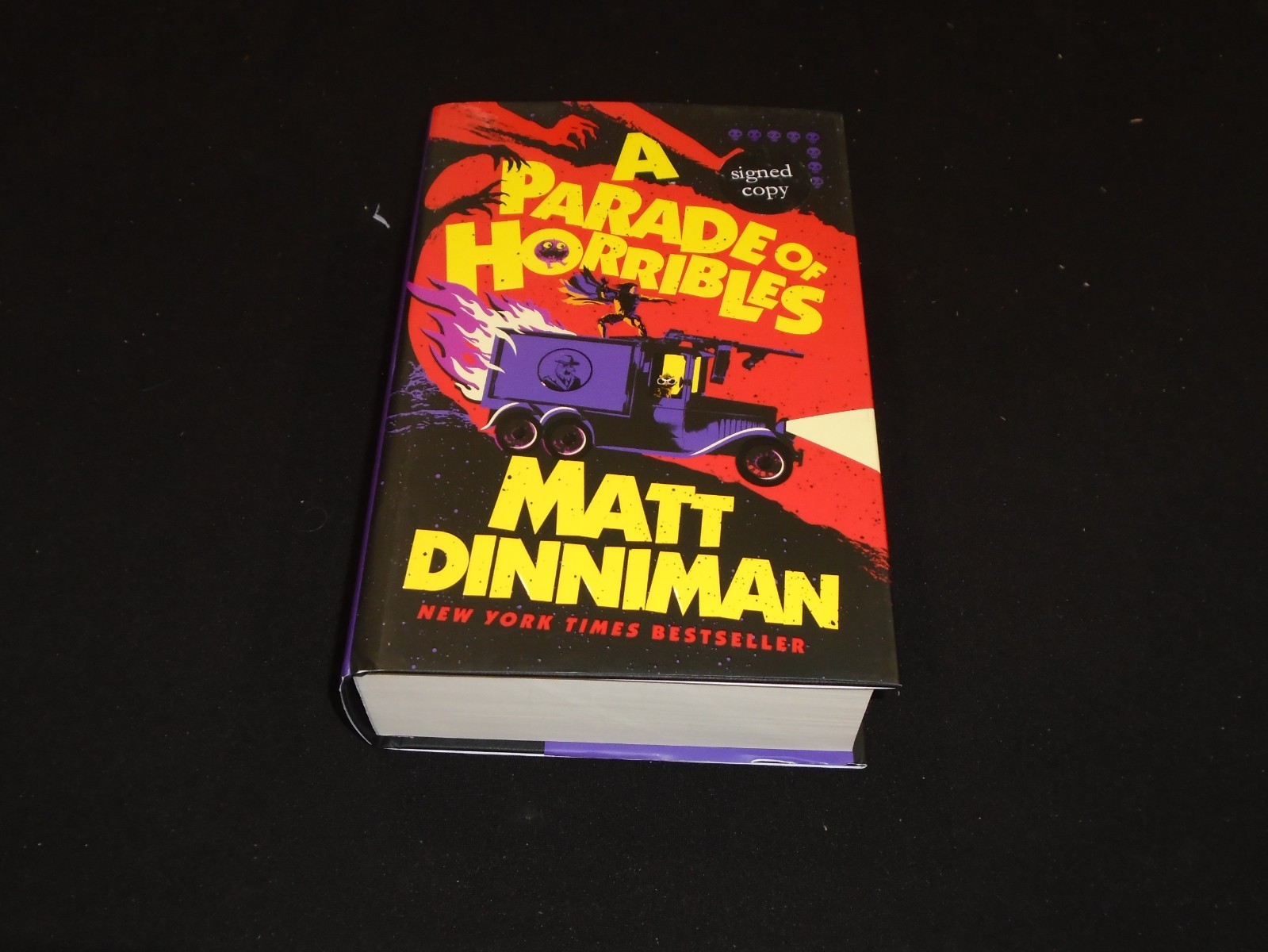 Signed Matt Dinniman A Parade Of Horribles UK First Ed Dungeon Crawler Carl Rare