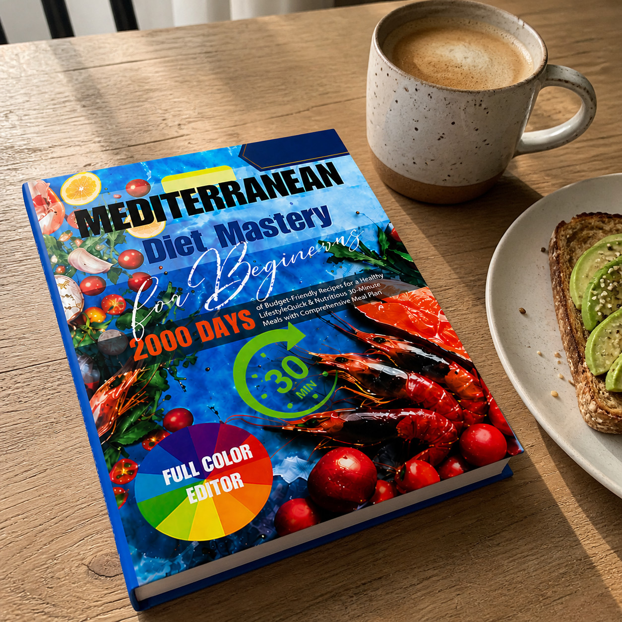 Mediterranean Recipes Cookbook | Weight Loss Recipes | Full Color Cookbook