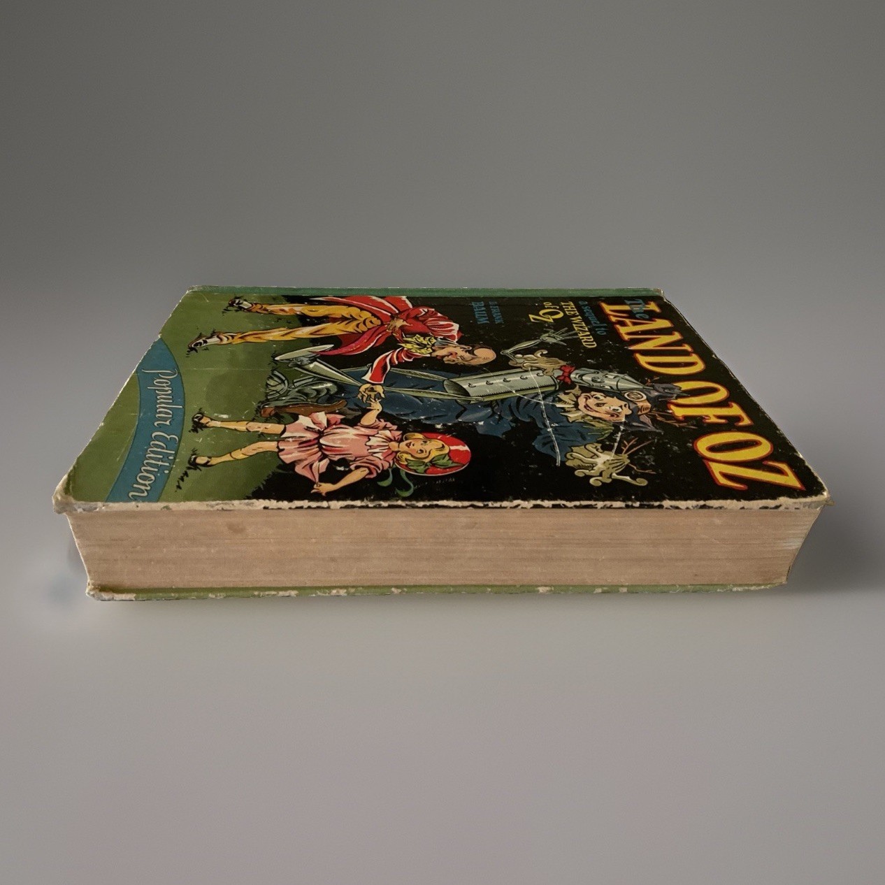 The Land of Oz Hardcover Book L Frank Baum 1939 Reilly Lee Popular Edition VTG