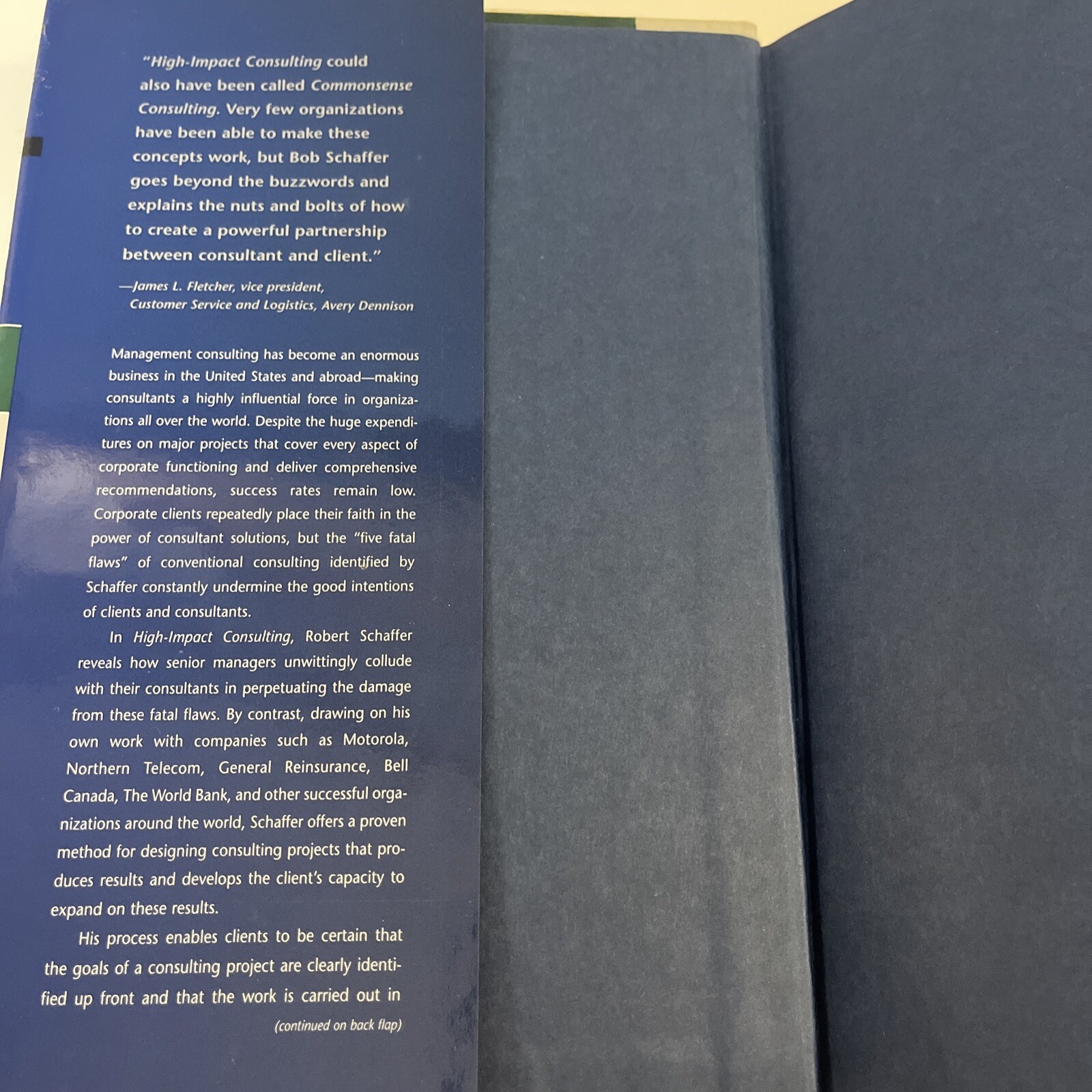 The Jossey-Bass Business and Management Ser.: High-Impact Consulting : How…