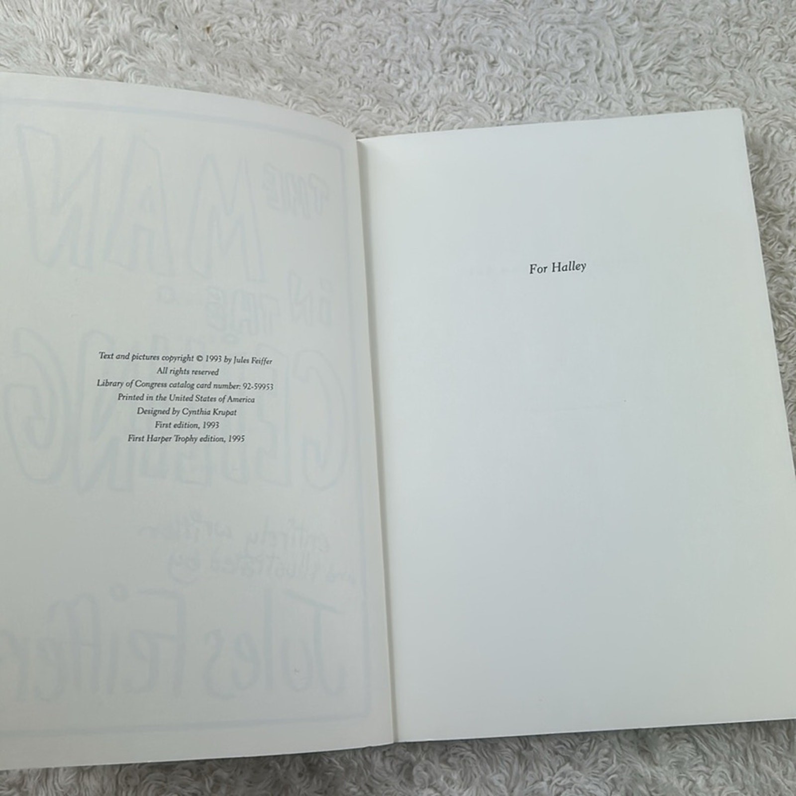 Bundle Jules Feiffer novels – The Man in the Ceiling and A Room with a Zoo
