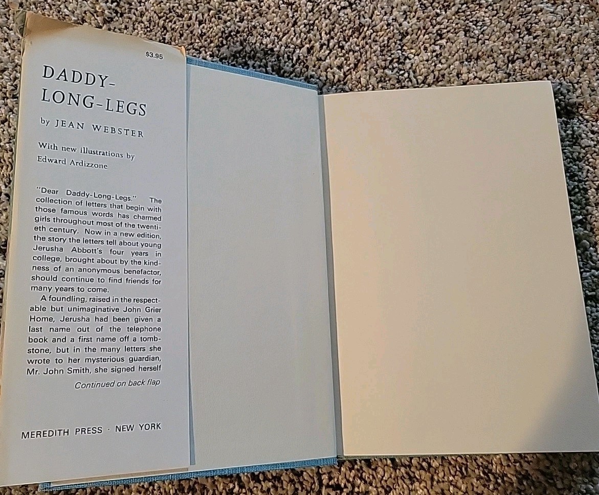 Daddy Long-legs Webster HC DJ 1966 First Edition with illus by Edward Arizzone