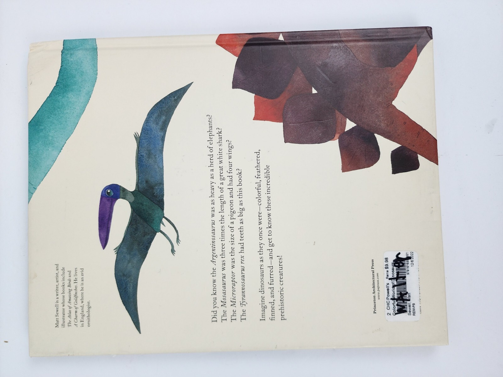 Dinosaurs: and Other Prehistoric Creatures by Sewell, Matt Book 2017 Free Ship