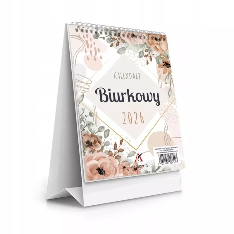 Kalendarz 2026 biurkowy 12x17cm (Kalendarz 2026 biurkowy 12x17cm)
