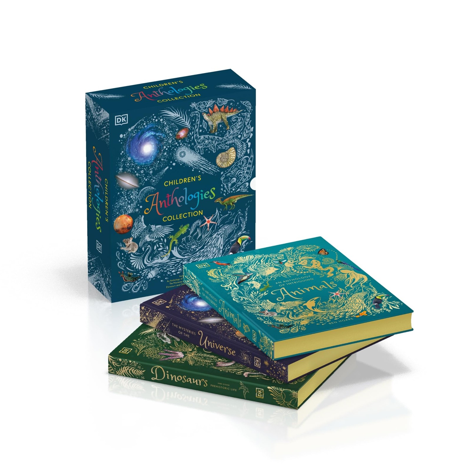 CHILDREN’S ANTHOLOGIES COLLECTION: 3-BOOK BOX SET FOR KIDS AGES 6-8, FEATURING 3