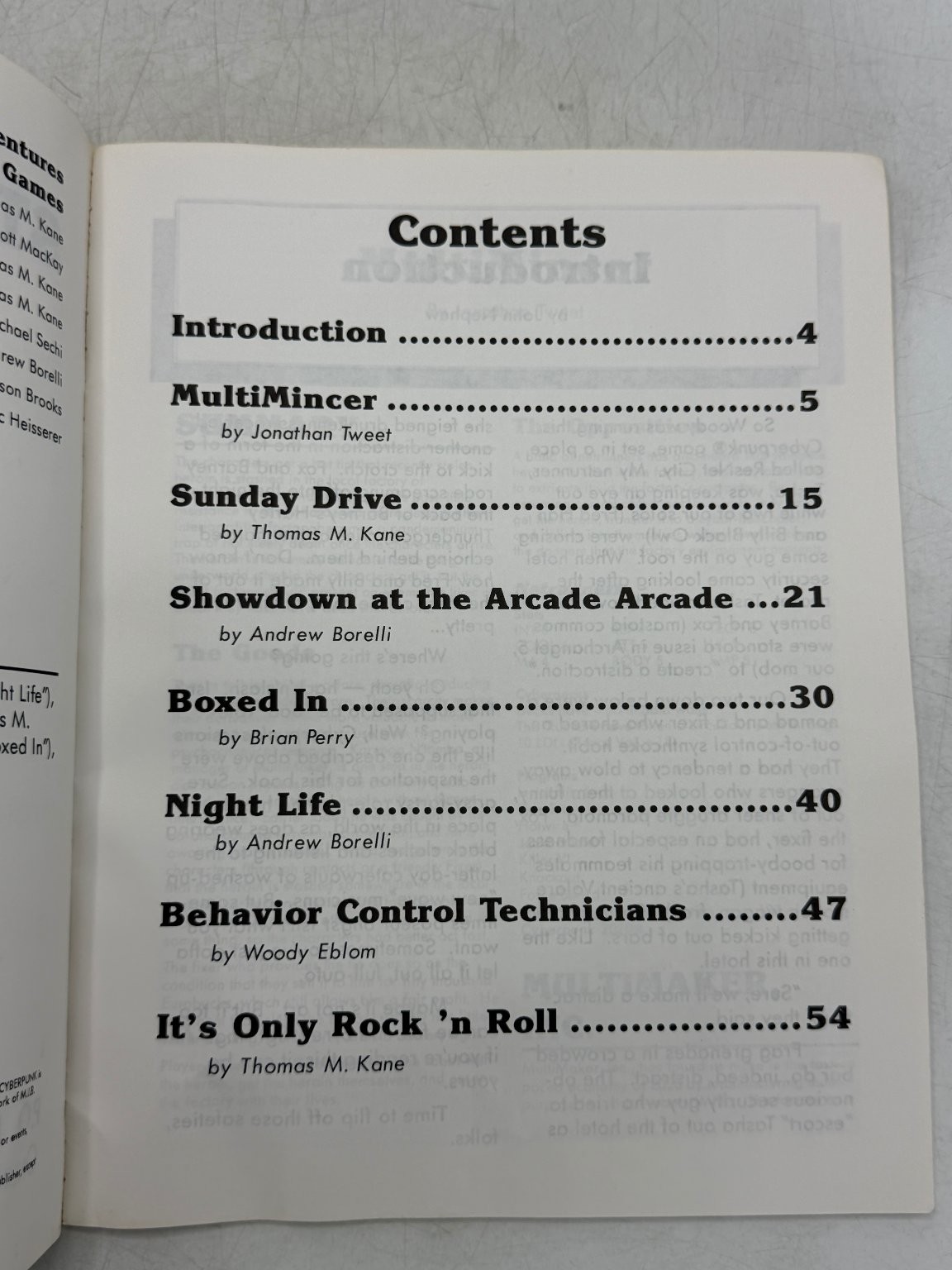 Cyberpunk Streetfighting Atlas Games 1993 RPG Adventure Anthology