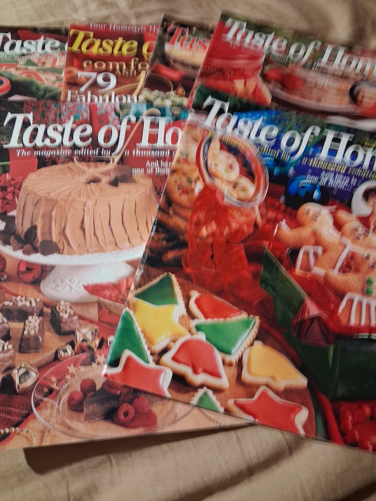 Lot of 6 Taste of Home Holiday & Celebrations Annual Recipes Cookbooks 1997-2008