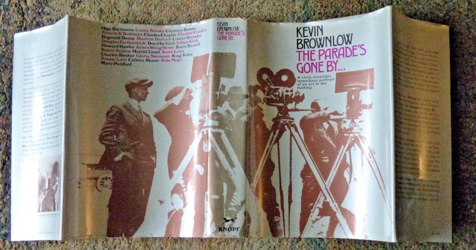 1969 1st DJ VG+ Kevin Brownlow THE PARADE’S GONE BY Silent Film Hundreds Photos