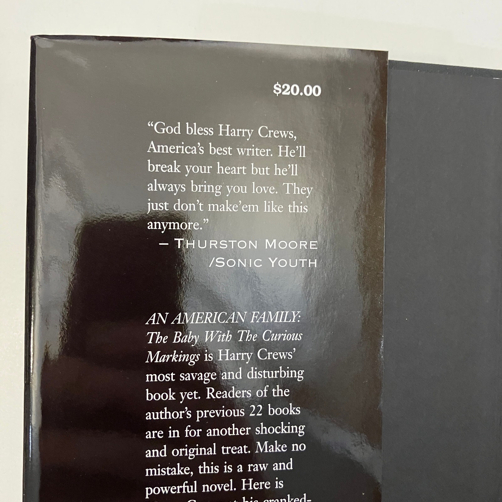 An American Family Harry Crews 2006 First Edition HCDJ Graham Publishing Horror