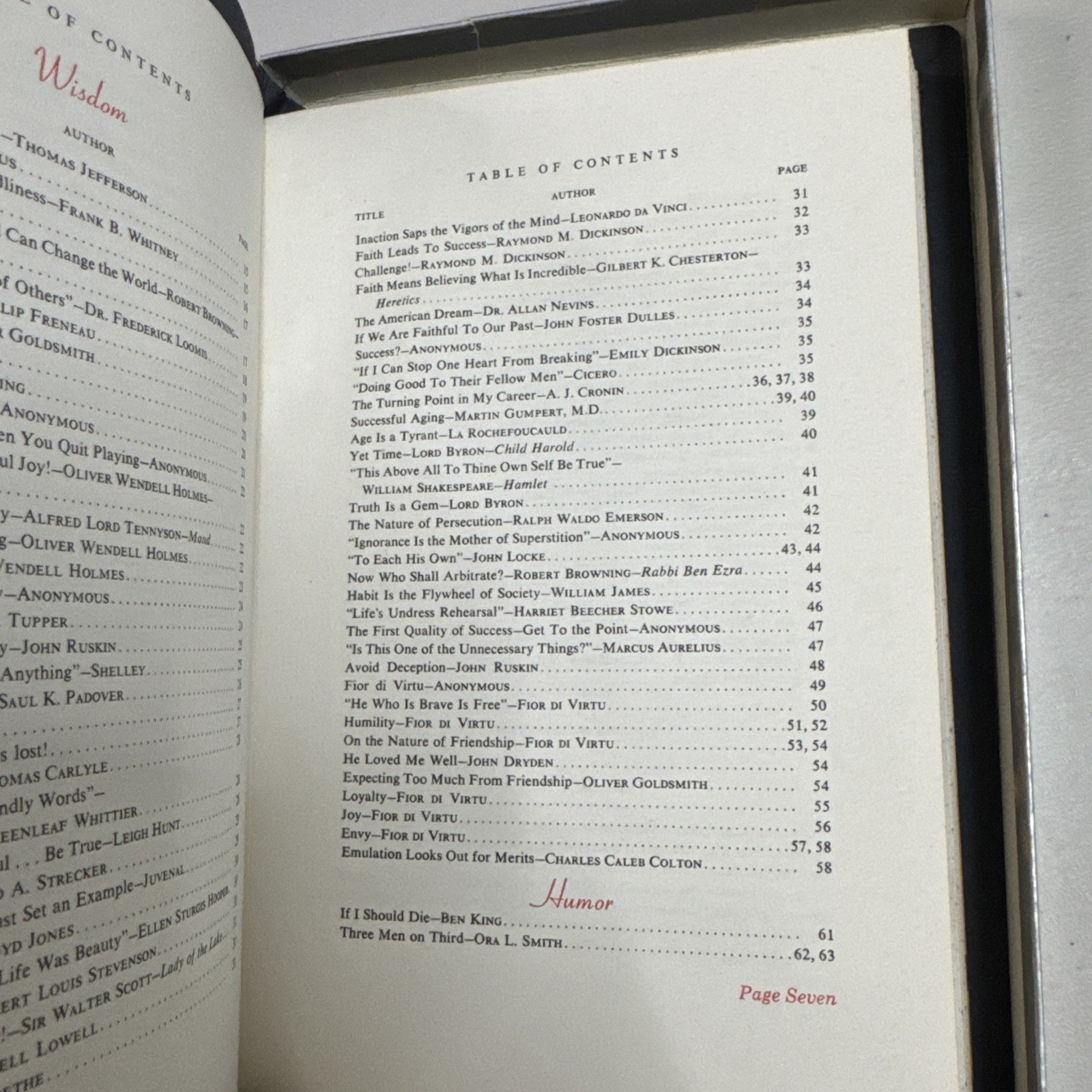 The Joy Of Words Selections of Literature, Leatherette 1960 Ferguson Publishing