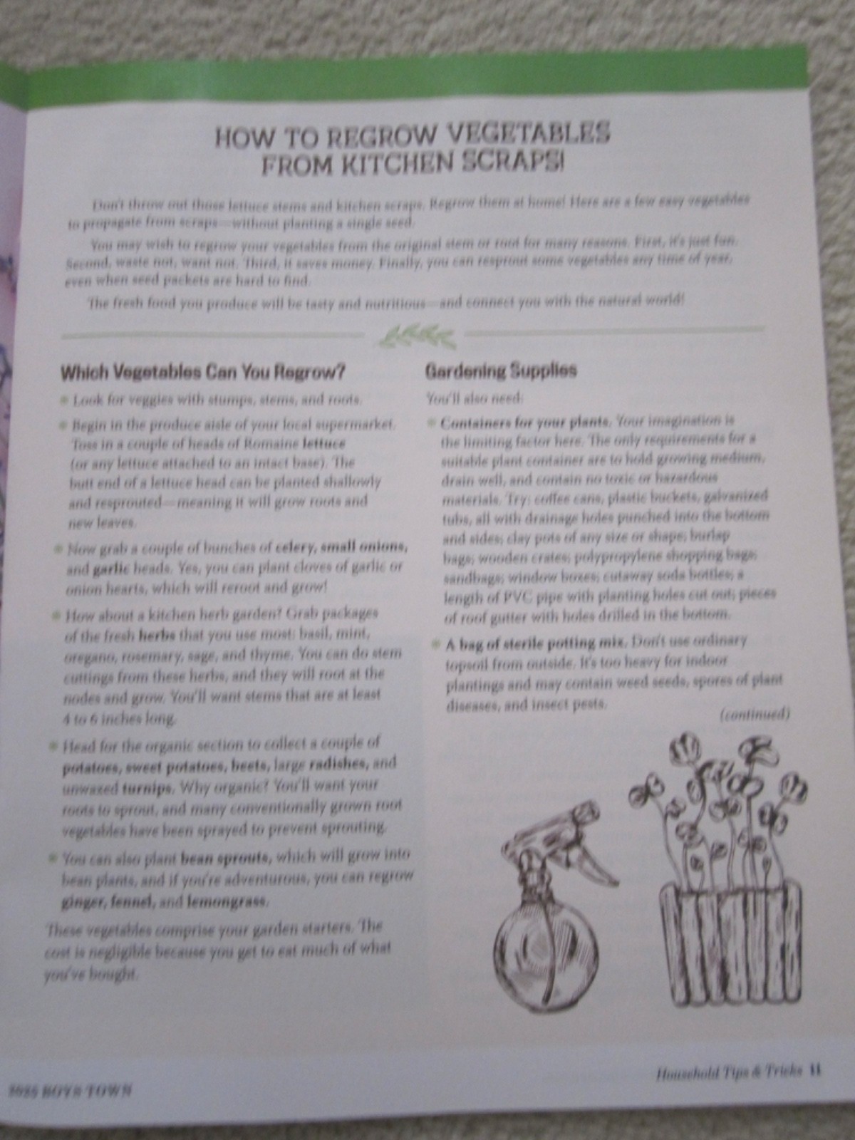 Farmer’s Almanac Household Tips & Tricks Booklets , 2023 &2025, Boys Town Press