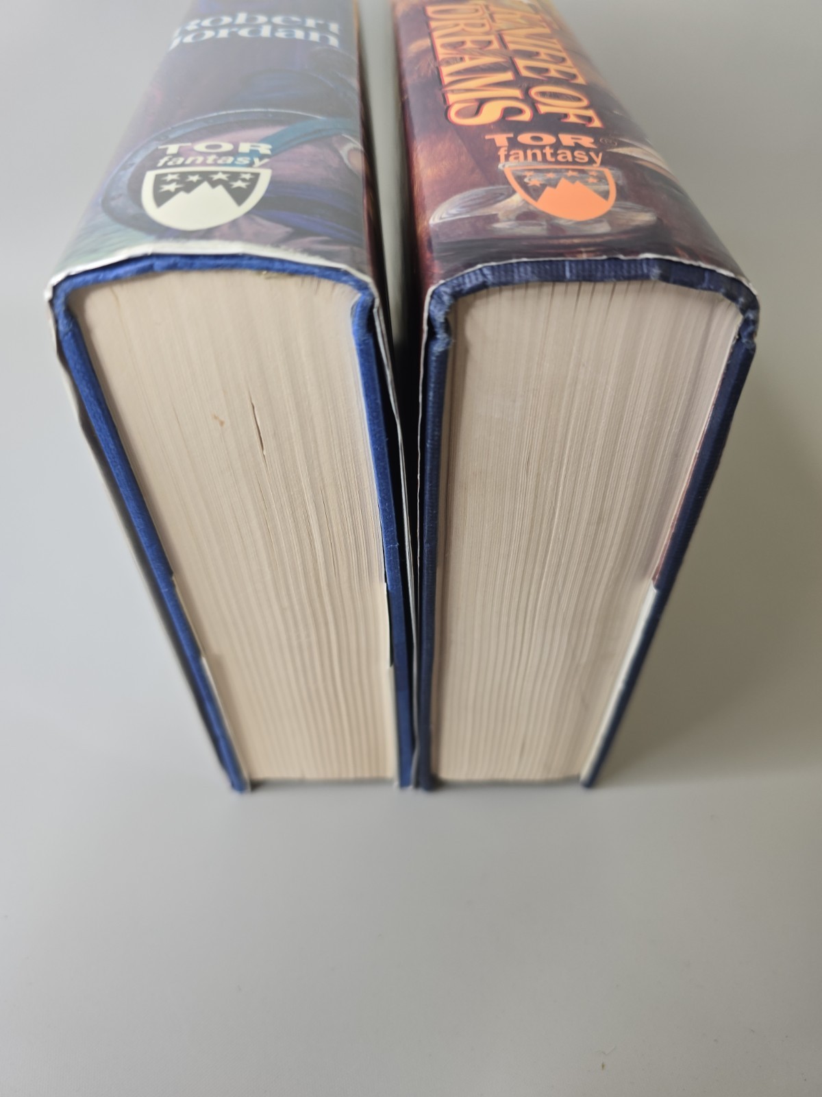 Robert Jordan The Dragon Reborn #3 The Wheel Of Time Hardcover & Knife Of Dreams