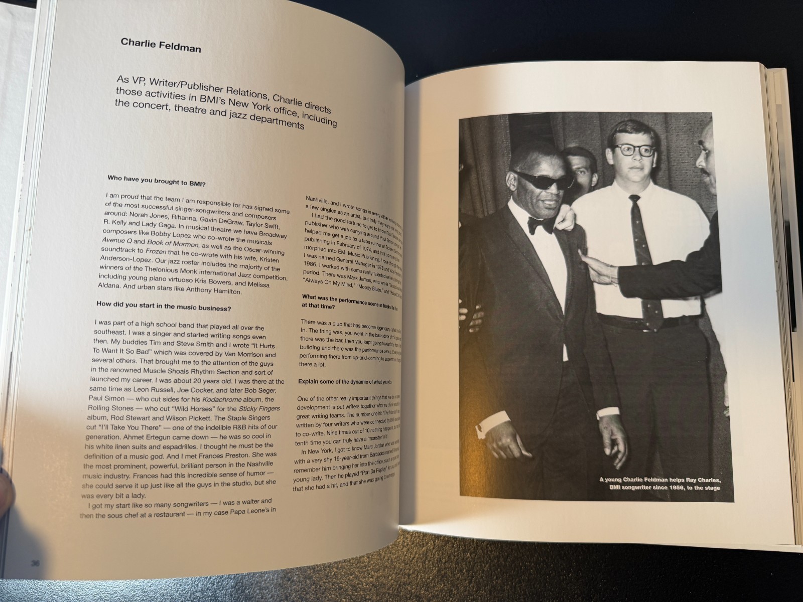 BMI 75 Years Of American Music – Hardcover Book – Published 2014 – 164 Pages