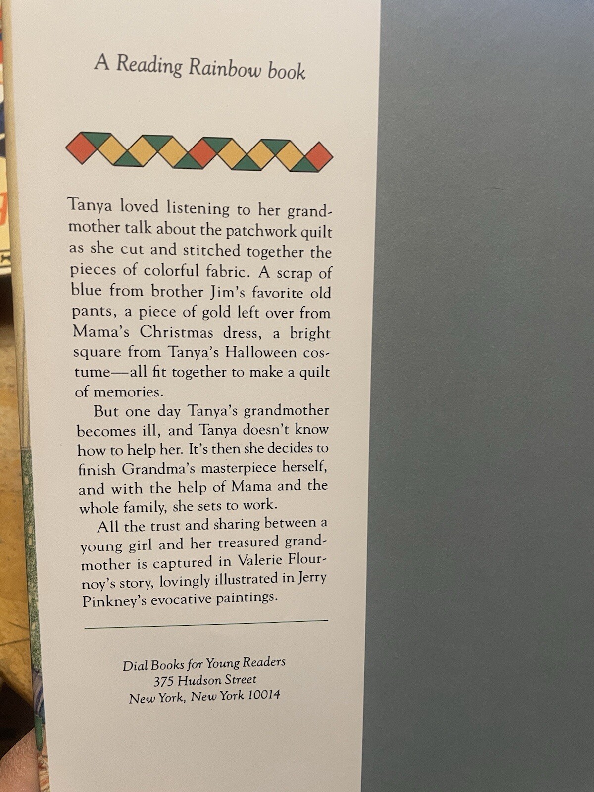 The Patchwork Quilt By Valerie Flournoy Hardcover