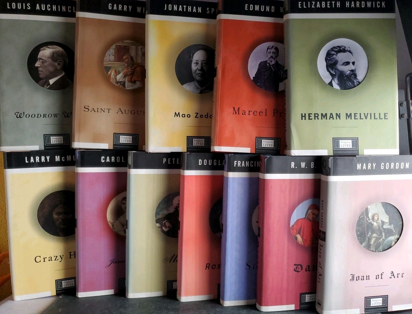 Penguin Lives Biography Set 12 Books Hardcover Mixed Authors Mozart Mao Melville