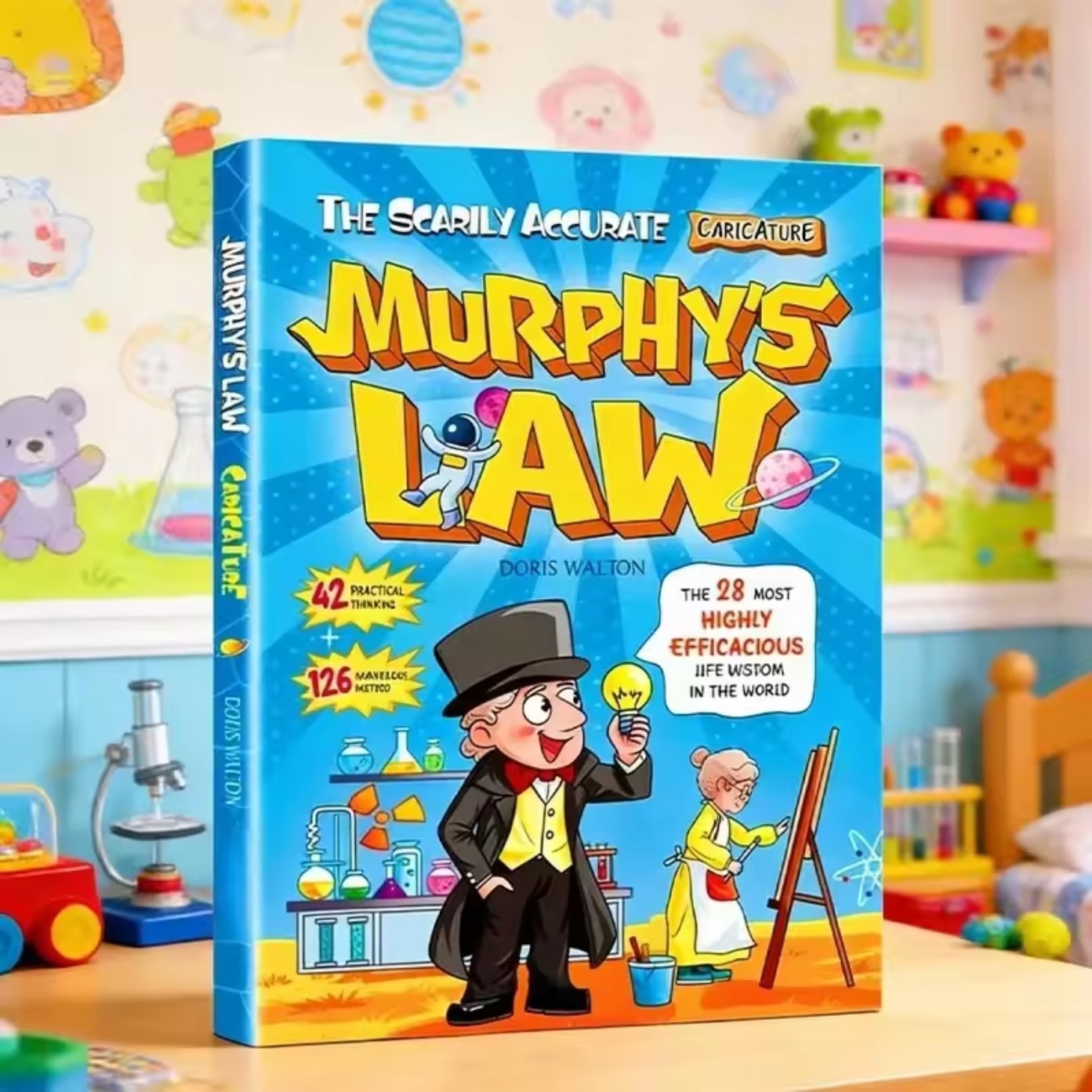 Murphy’s Law Illustrated Book 42 Thinking Tips Comic Philosophy for Kids