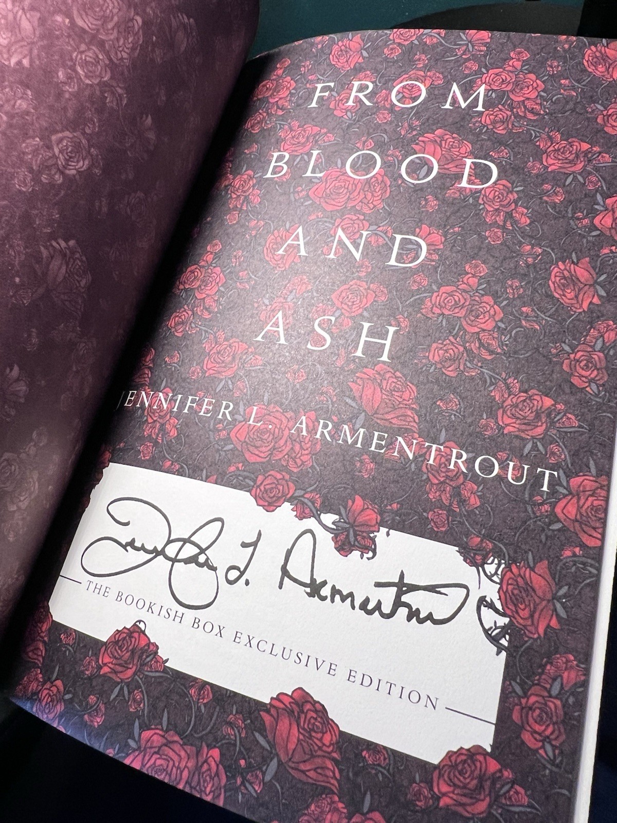 From Blood and Ash Trilogy by Jennifer L. Armentrout Bookish Box Exclusive