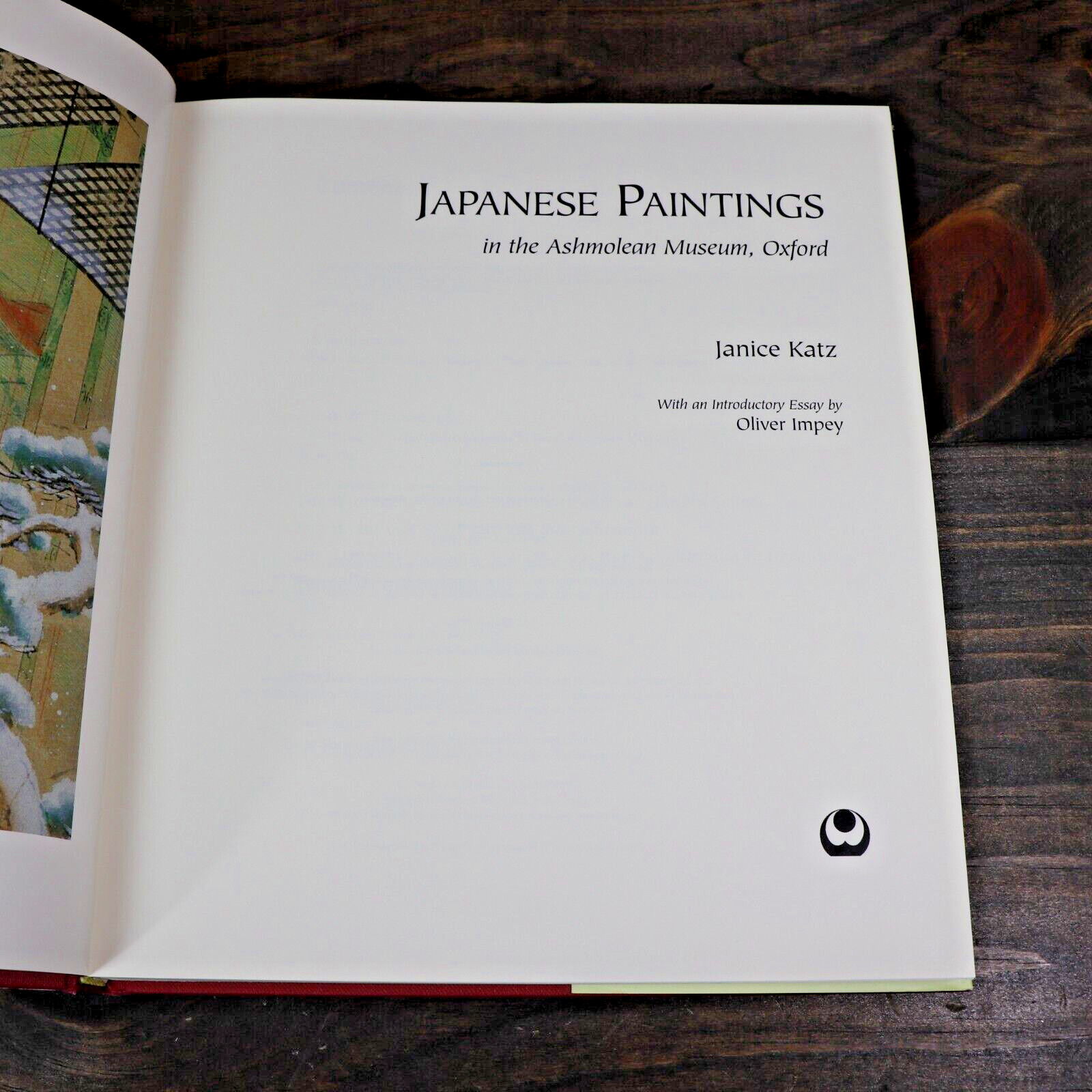 Japanese Paintings in the Ashmolean Museum, Oxford by Janice Katz (2003)