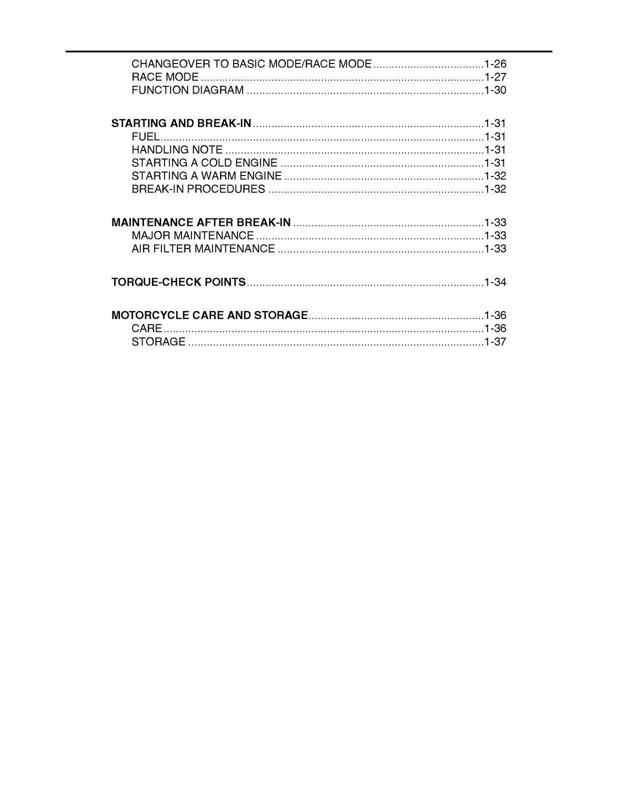 YAMAHA 2020 WR250F Service Manual – CLOSURE – JACKET – XL FOLDOUT PAGES