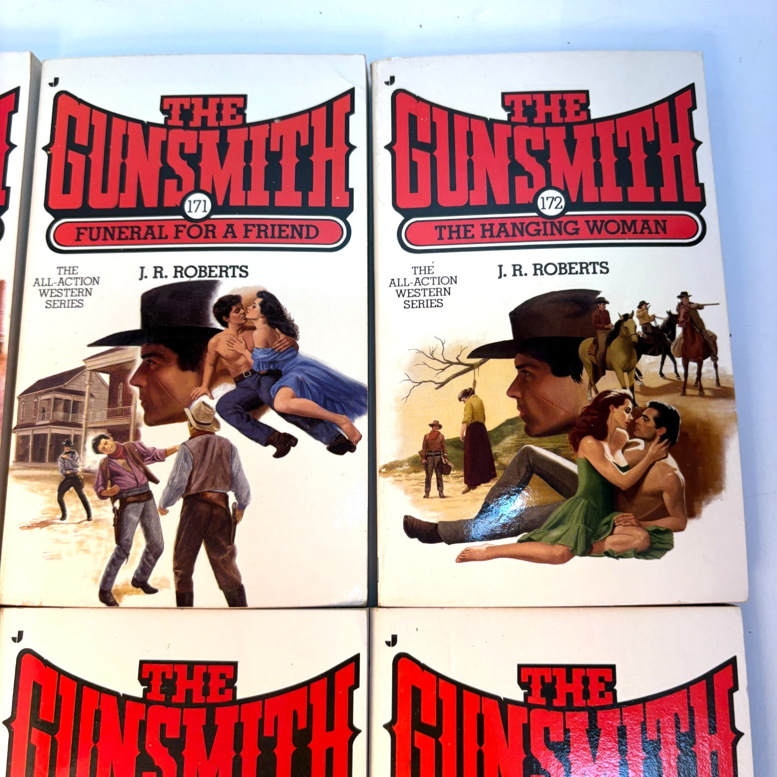 The Gunsmith Series – JR Roberts Lot of 10 Paperbacks Vols. #170-179