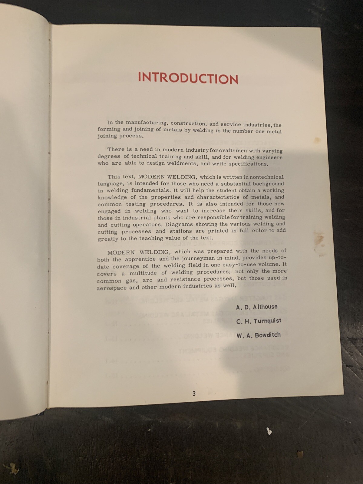 Modern Welding – Althouse, Bowditch, Turnquist COMPLETE WELDING COVERAGE 1980