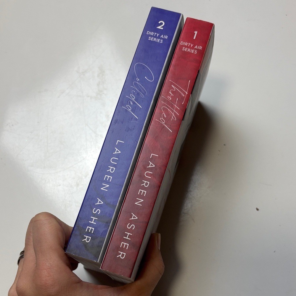 Lauren Asher Book Set – Throttled & Collided paperback books