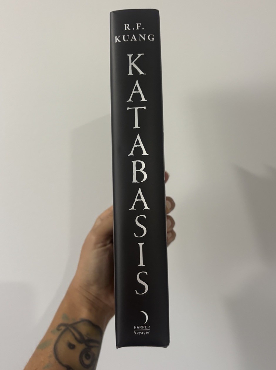 TBB Katabasis by R. F. Kuang Special Edition hardback Sprayed Edges New