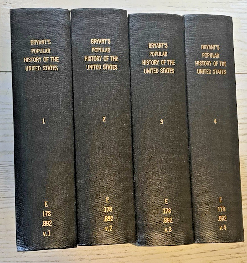 Bryant’s Popular History Of The United States Lot HC Books William C Bryant 1876