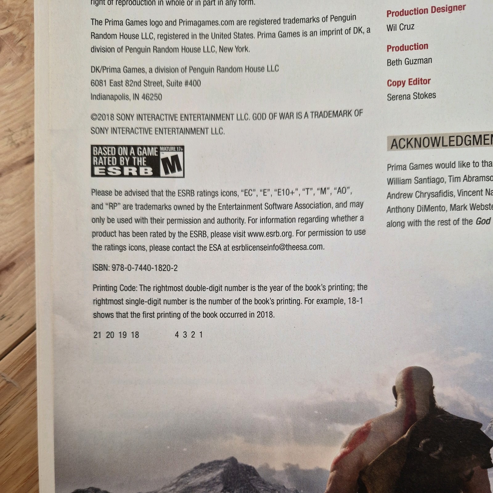 God of War by Prima Games, Rick Barba, Michael Owen (Paperback, 2018)