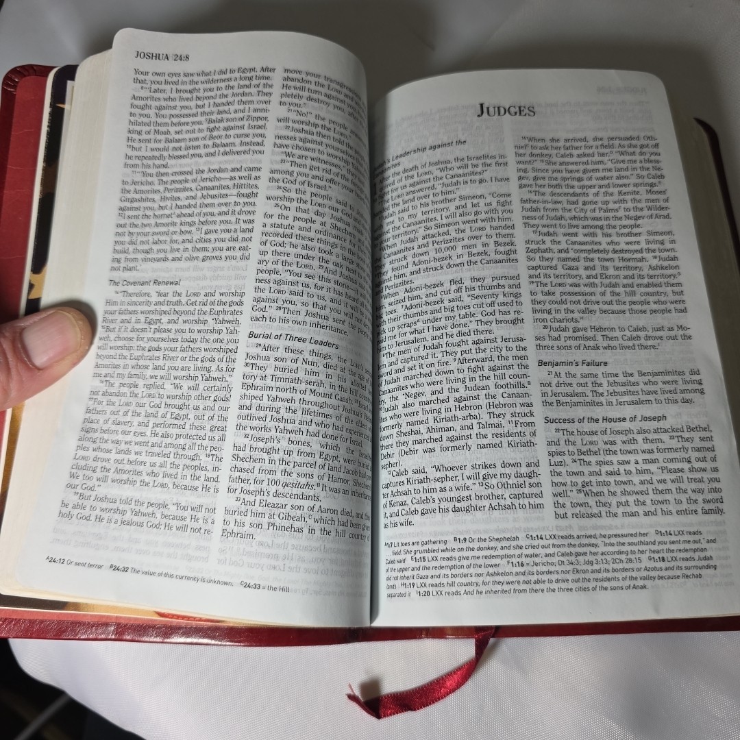 Firefighter’s Bible Soft Red Simulated Leather Red Letter 7×5″ Holman HCSB 2012
