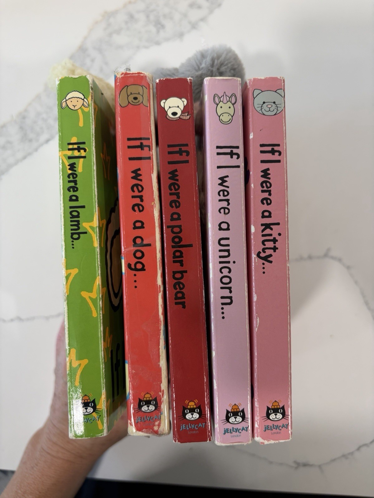 JELLYCAT | HUGE Lot of 5 “If I were a” Touch & Feel Sensory Toddler Board Books