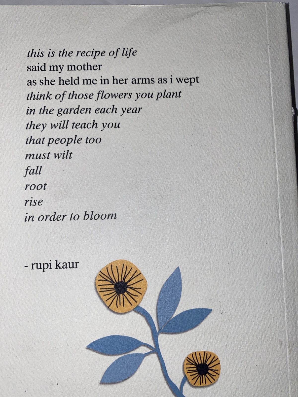 The Sun and Her Flowers by Rupi Kaur 2017 PB Book Poetry Love Poems Family