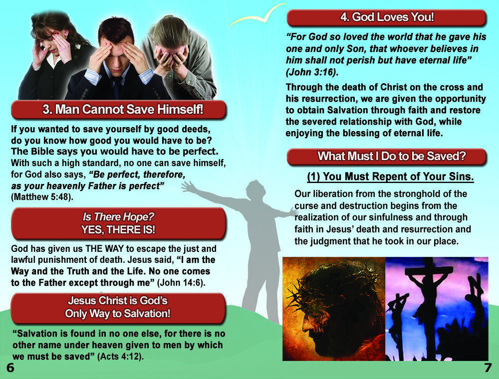 40 Gospel Tracts in Various Languages