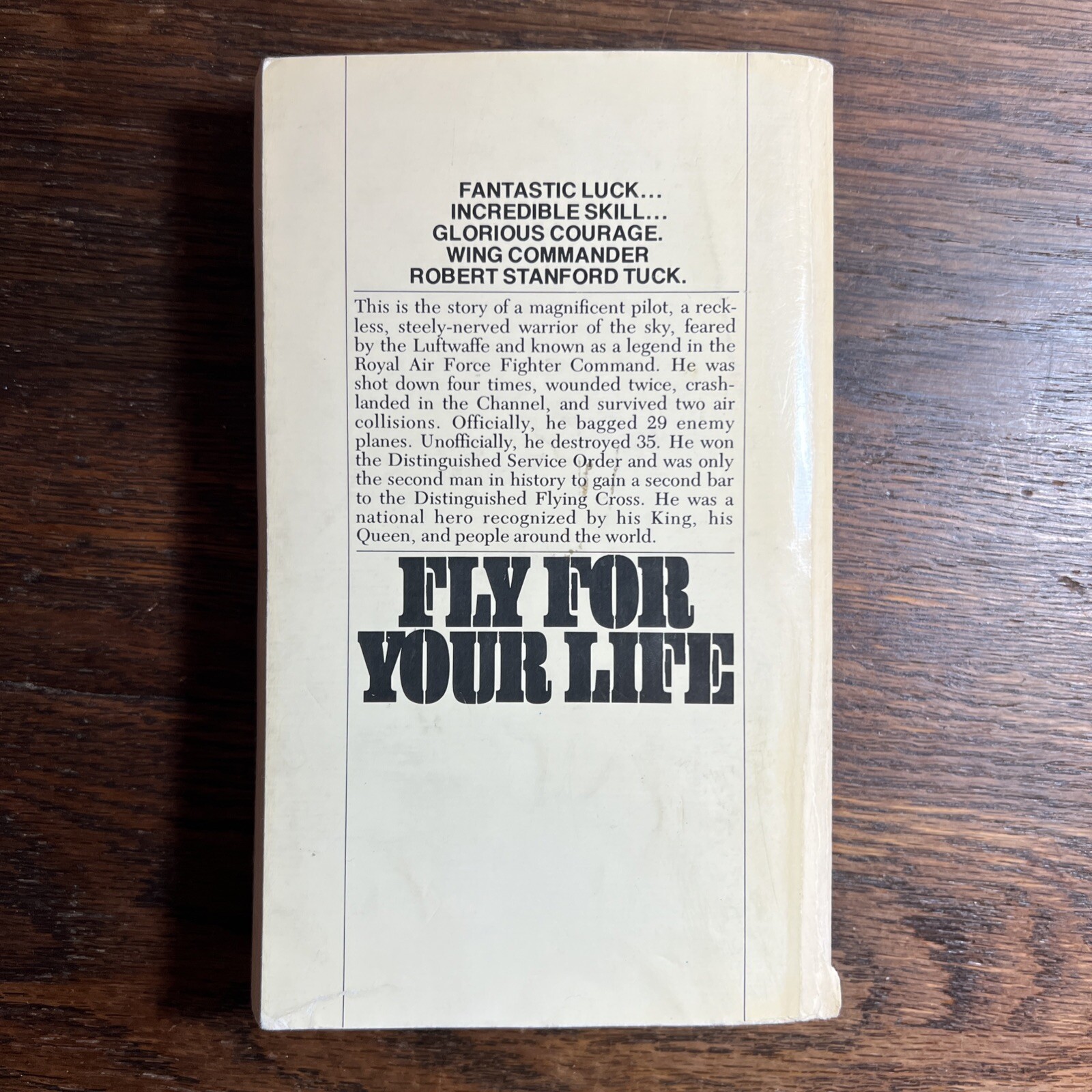 Fly for Your Life A Bantam War Book Larry Forrester 1978 Vintage Paperback