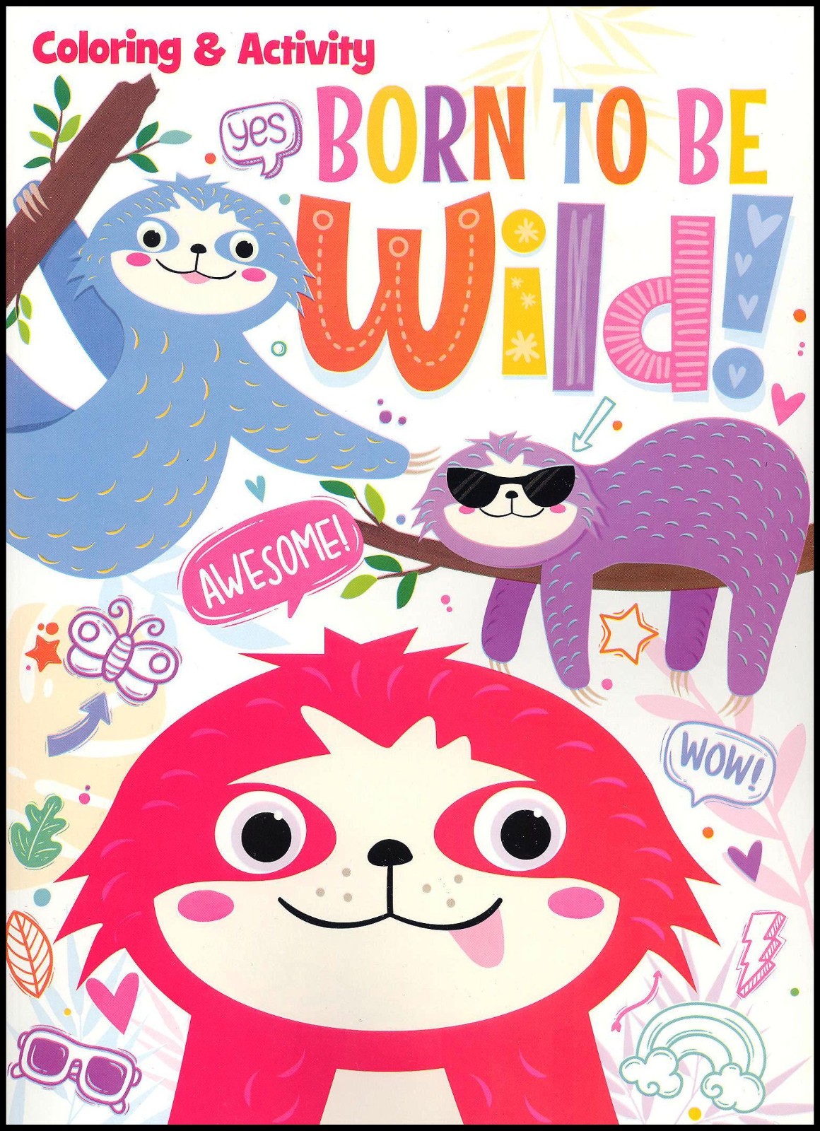 Born To Be Wild – Coloring & Activity – Book