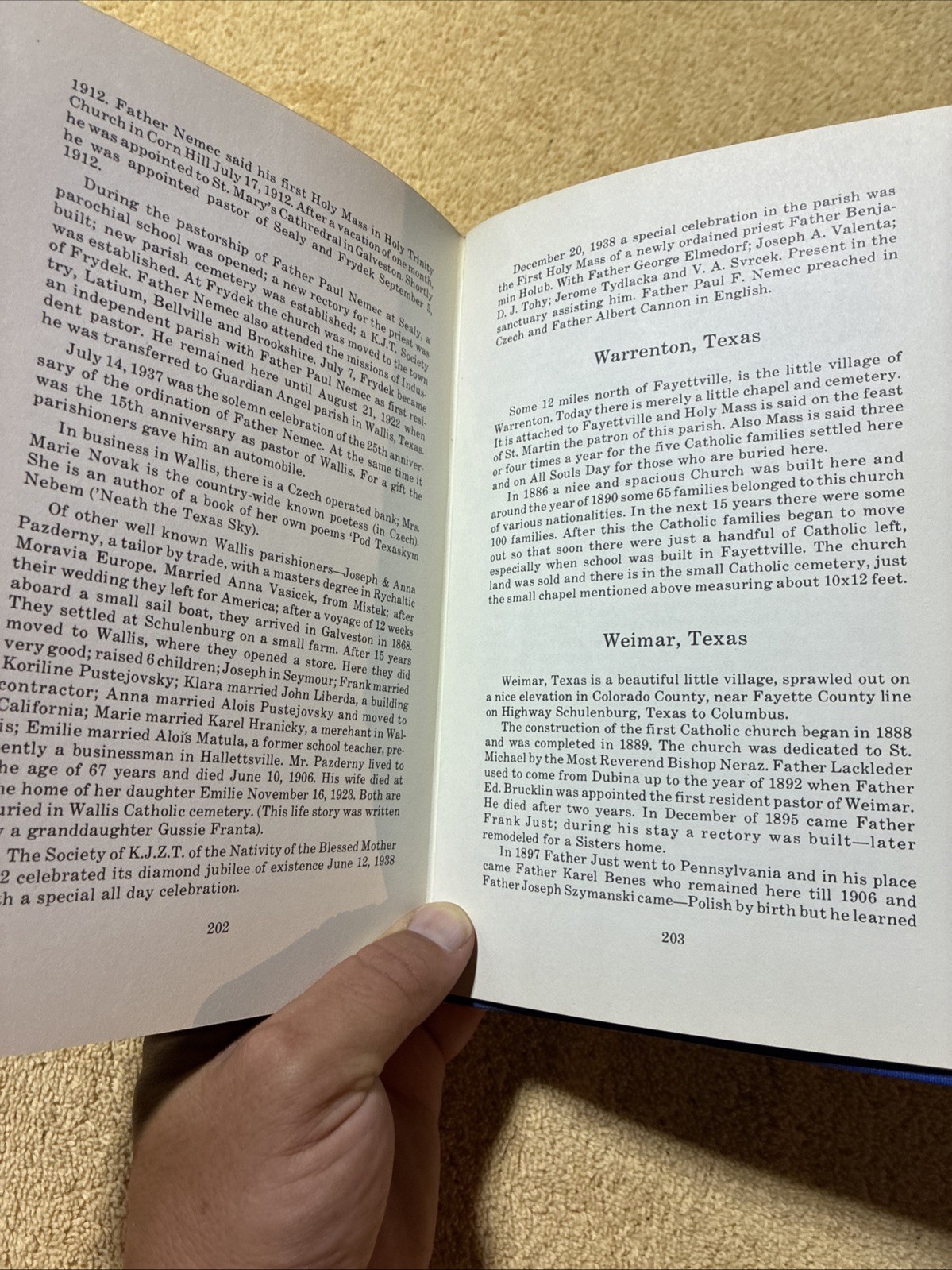 A History of the Czech-Moravian Catholic Communities of Texas – SIGNED