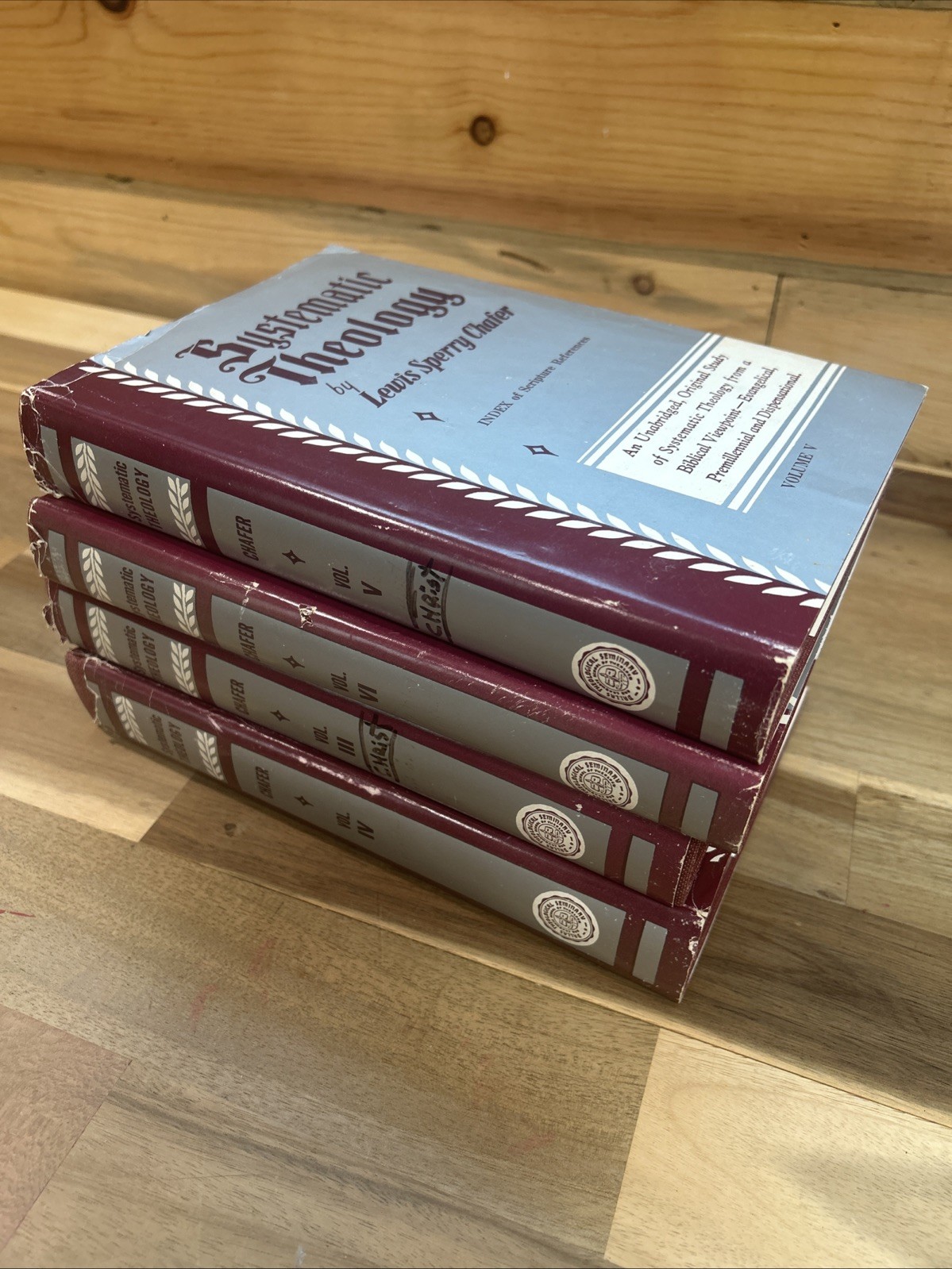 Systematic Theology Lewis Sperry Chafer,Incomplete SetOf 4 BooksHardcover 1978