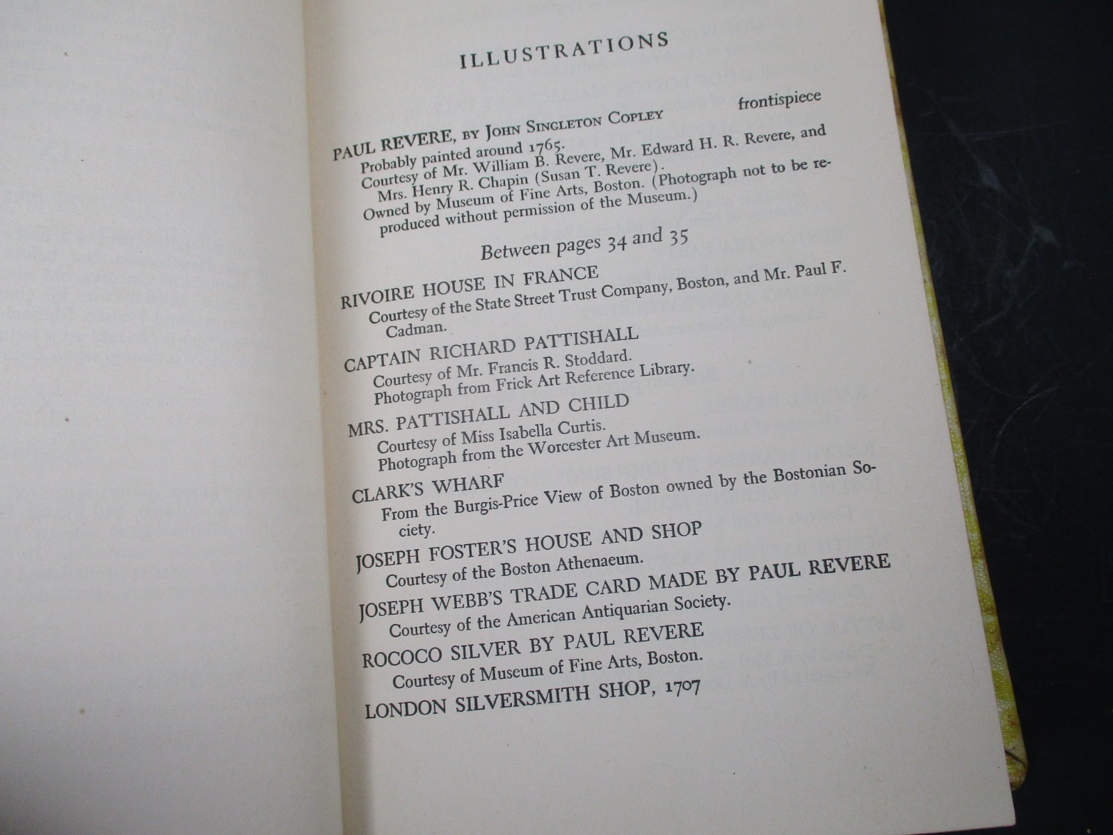 PAUL REVERE & THE WORLD HE LIVED IN by Esther Forbes The Riverside Press 1942