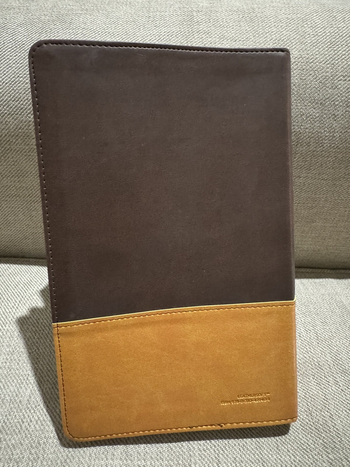 NIV Large Print Bible Personal Size 2011 Brown Tan Zondervan