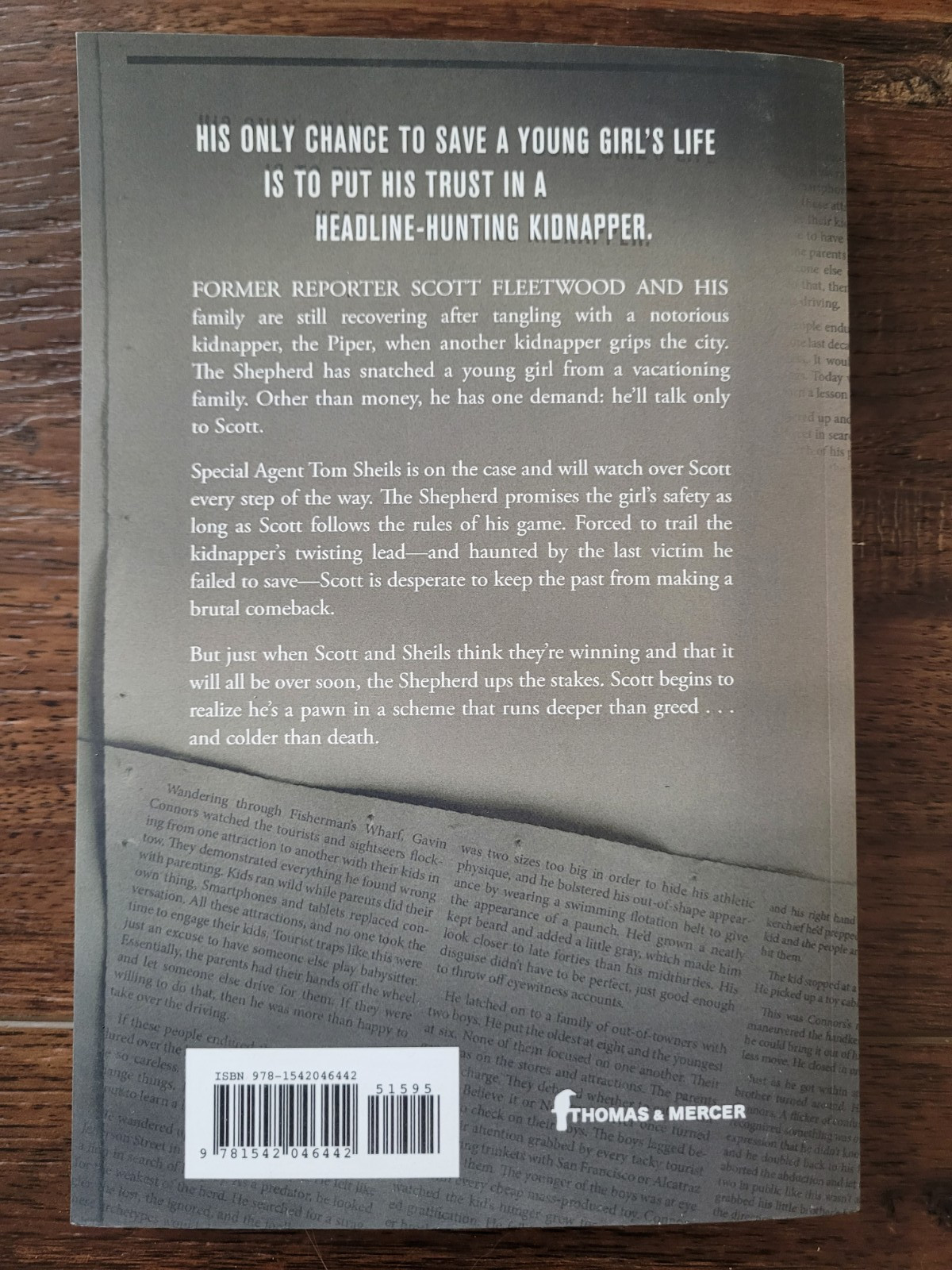 Autographed! PAYING THE PIPER & SAVING GRACE by Simon Wood (Trade Paperback/New)