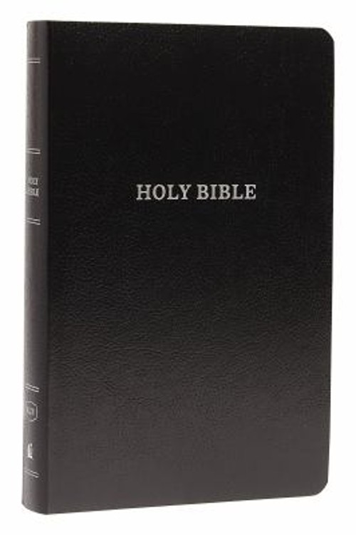 KJV Holy Bible : Gift and Award, Black Leather-Look, Red Letter,