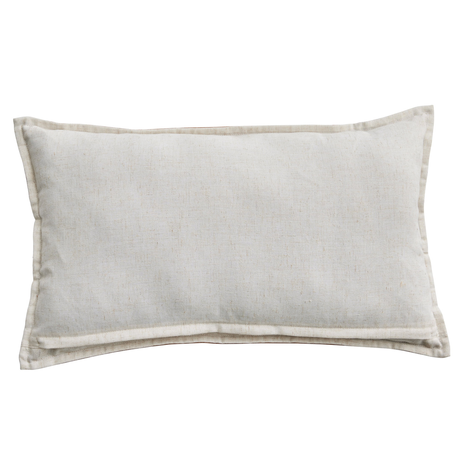 Better Homes & Gardens 14″ X 24″ Beige Vegan Leather Decorative Pillow