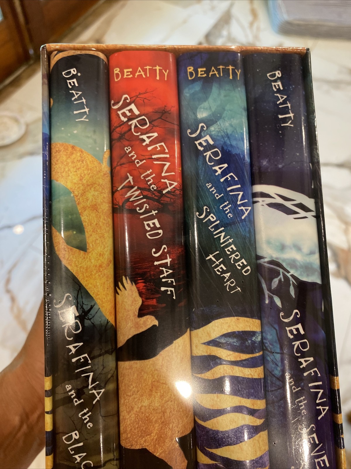 Disney Serafina Books 1-4 Boxed Set by Robert Beatty~ (English) NEW! Sealed!