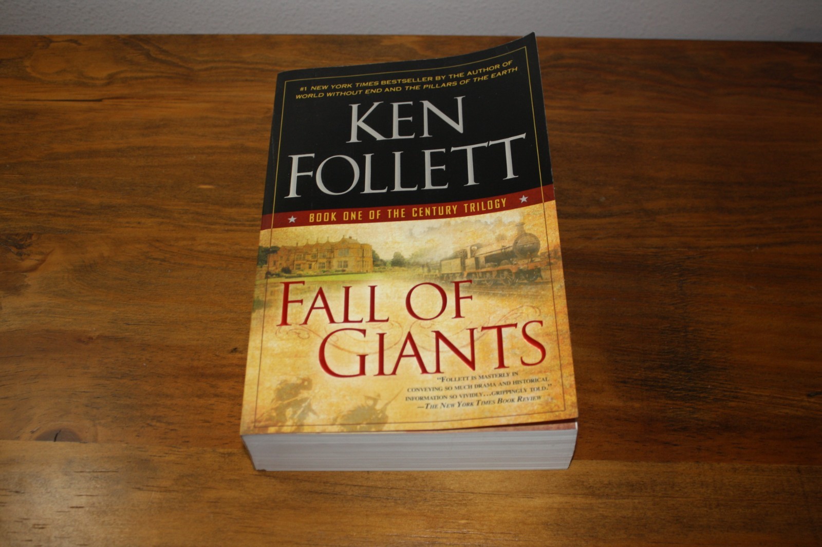 KEN FOLLET TRILOGY FALL OF GIANTS WINTER WORLD EDGE OF ETERNITY, paperback