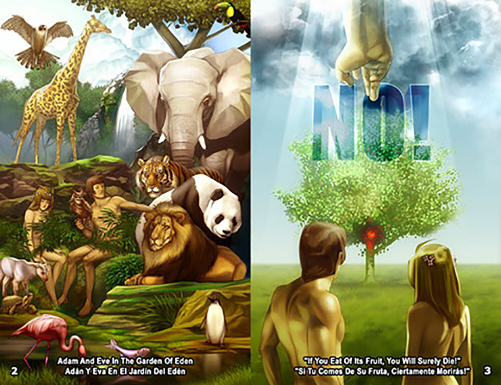 KID’S (Children) Bible Gospel Tracts in English & Spanish, 40 Pack, 20 Pages ea.