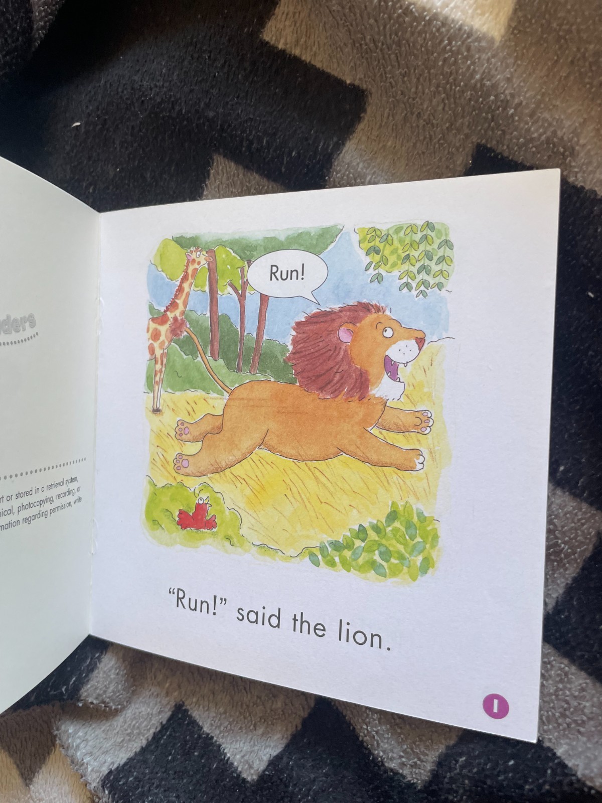 SIGHT WORD READERS. RUN! RUN SAID, 14 by 14CM. 0439511682 LINDA WARD BEECH