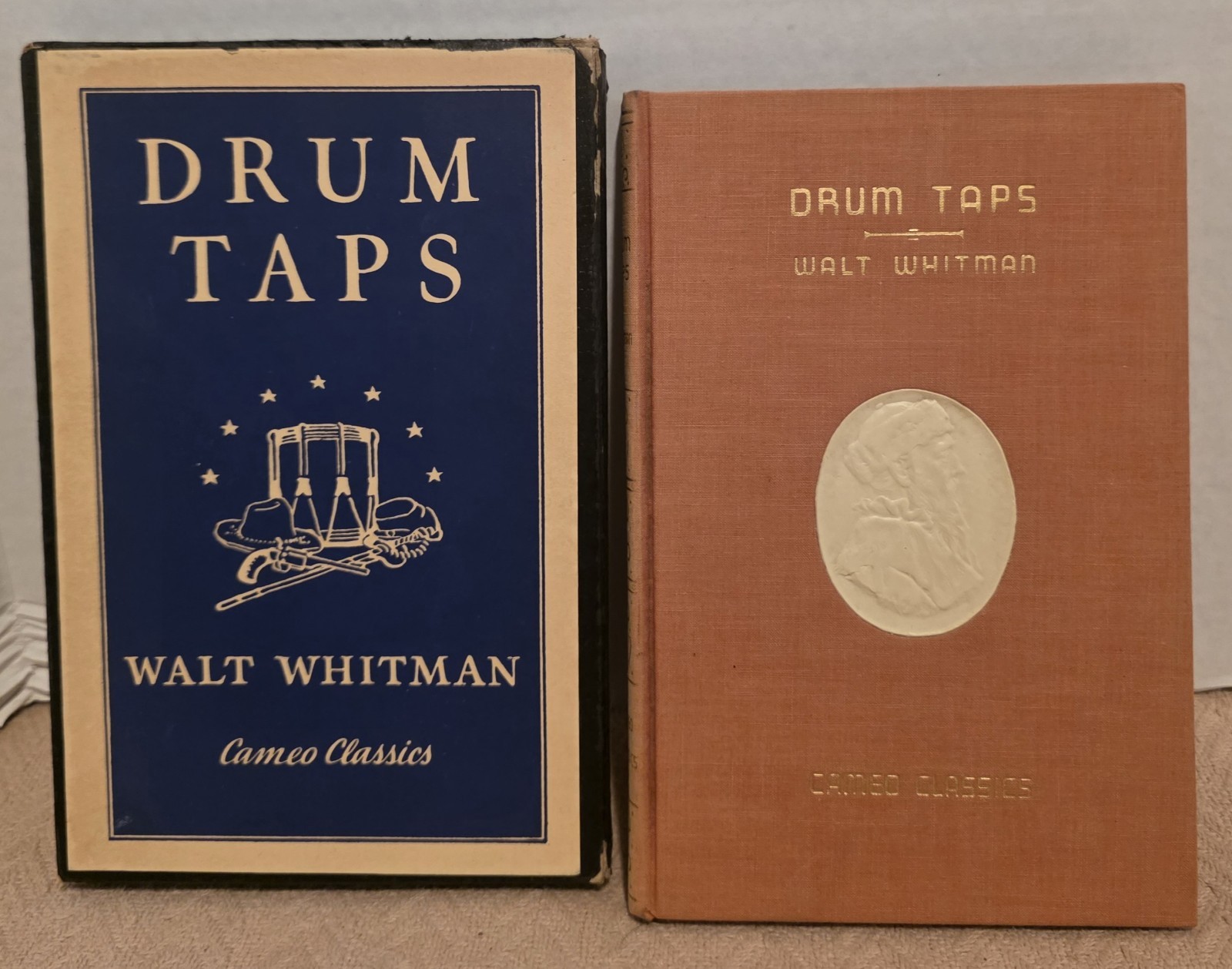Drum Taps – Walt Whitman – Cameo Classics with Slipcase – VNTG HC
